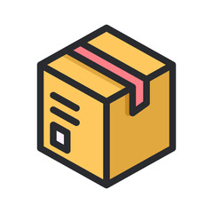 package shipping filled icon