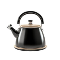 kettle Advertisement isolated on white background full depth of field 