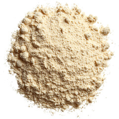Fine White Powdered Substance Spread on Surface for Culinary Use