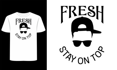 Fresh T-Shirt Urban Streetwear Illustrations for Youthful Apparel and Trendy Lifestyle Designs