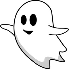 Halloween Ghost Doodle