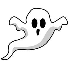 Halloween Ghost Doodle