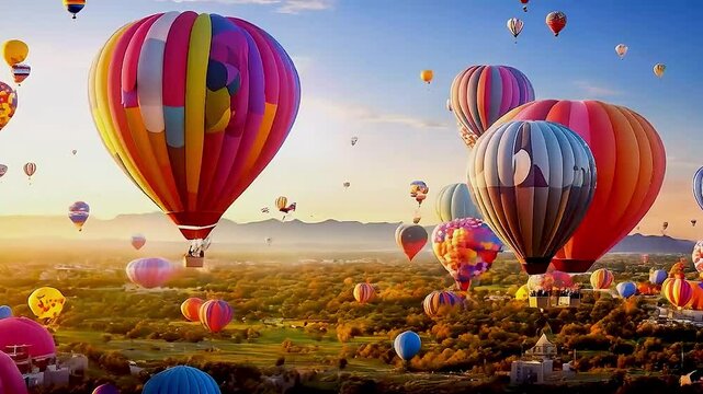hot air balloons