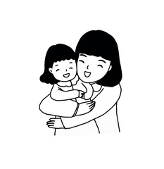 The mother and daughter