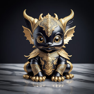 Cute demon dragon
