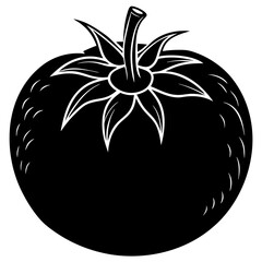 black and white tomato
