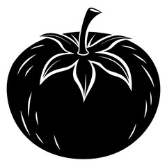 black and white tomato