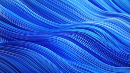 Abstract blue waves background with smooth lines and curves perfect for design projects
