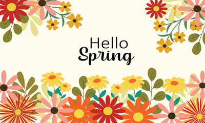 background with flowers