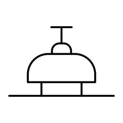 bell ring line icon