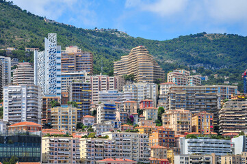 モナコのとても美しい街並み風景Beautiful cityscape of Monaco