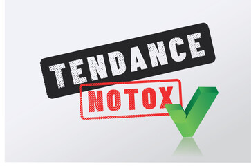 Obraz premium panneau tendance notox