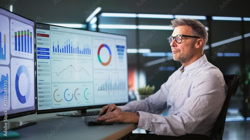 Poster Data Analyst Using Data Analytics KPI
