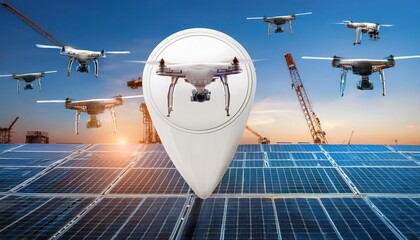 Advancements in drone technology for monitoring large infrastructure and solar panel installations