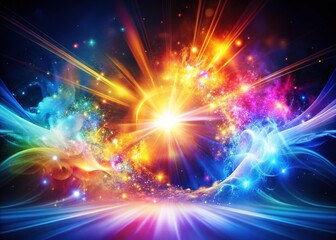 Obraz premium Abstract Creative Ideas Emerge, Dynamic Visuals