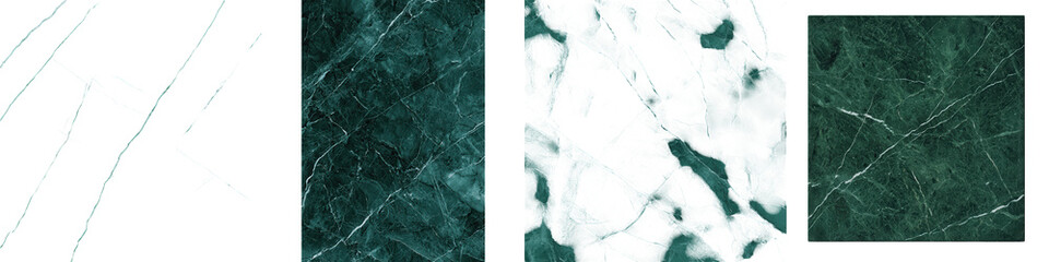 Elegant Minimalist Marble Texture Background in Green and White