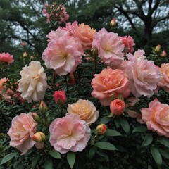 Fototapeta premium Write a haiku about the fleeting beauty of azaleas and roses.