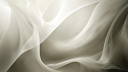 Obraz premium Abstract Beige Swirling Fabric Textures: Elegant and Serene Background