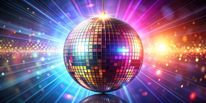 Disco Ball, Abstract, Light Show,  Geometric Pattern