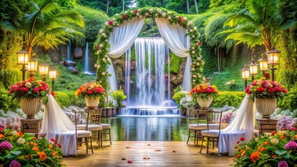 Obraz premium Elegant Wedding Day - Dreamy Atmosphere