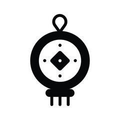 Amulet icon design in trendy style ready to use vector