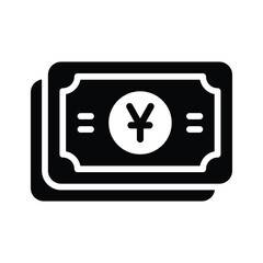 Chinese currency vector design in modern style