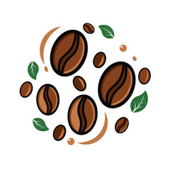 Coffee Bean Illustration