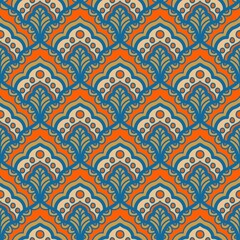 pattern batik flower damask ethnic boho ikat texture tribal geometric background