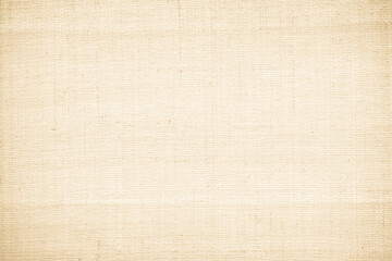 Brown sackcloth woven texture background in natural pattern. Closeup detail of beige fabric texture background. High resolution photo.