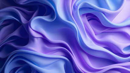 Obraz premium Abstract vector background luxury Purple blue cloth or liquid wave Abstract or Purple fabric texture background. Cloth soft wave. Creases of satin, silk, and cotton. Generative AI