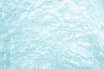 Blue light concrete texture for background in summer wallpaper. Cement colour and sand wall of tone vintage. Abstract teal light color. Cement grain texture paint watercolor for design decoration.