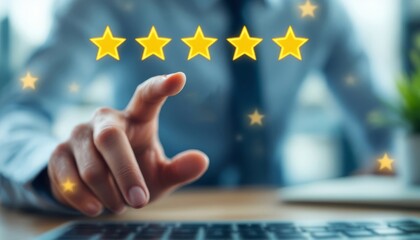 Customer Experience and Satisfaction with Five Star Rating System Online
