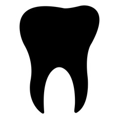 tooth icon, teeth silhouette