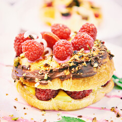 Raspberry cake