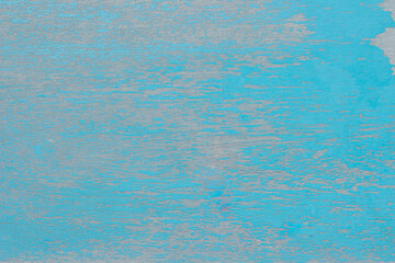 Old grunge wood plank texture background. Vintage blue and white peeling wooden board wall have antique cracking style object for furniture design. Painted weathered table woodworking hardwoods empty.