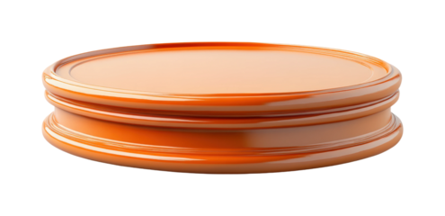 Beautifully polished wooden surface displaying fine craftsmanship ready for creative culinary presentations and decorative art pieces isolated on transparent background