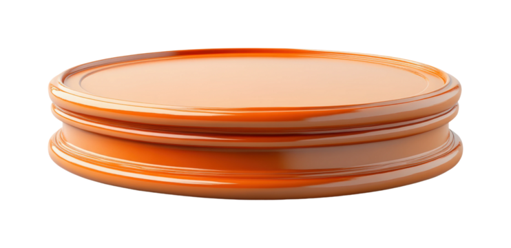 Beautifully polished wooden surface displaying fine craftsmanship ready for creative culinary presentations and decorative art pieces isolated on transparent background