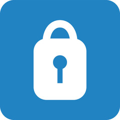 南京錠/ロックのアイコンイラスト