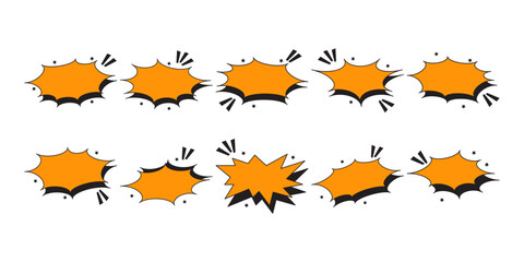 comic explosion effect