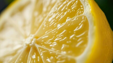 A highly detailed and realistic image of a fresh lemon placed on a clean white background.