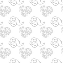Chinese Cloud Seamless Pattern