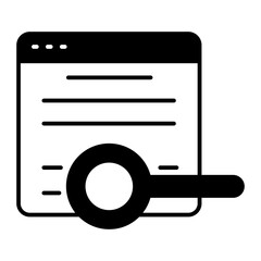 job search black icon