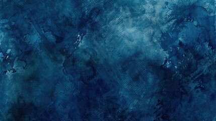 Deep blue watercolor texture, abstract art, background, design element