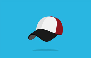 Baseball cap icon. flat vector illustration isolate on a background