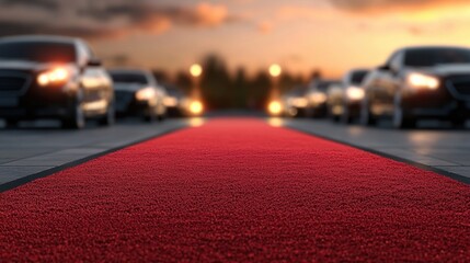 Red carpet glamour celebrity arrivals and limousine showcase