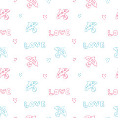 valentine's day seamless pattern