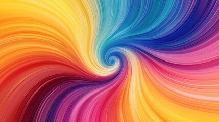Vibrant Rainbow Swirl: A Symphony of Colors