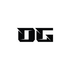 Fototapeta premium OG monogram logo design letter text name symbol monochrome logotype alphabet character simple logo