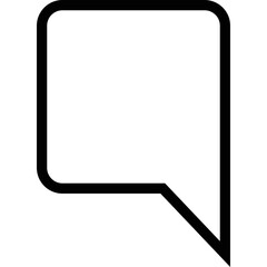 Simple vector icon chat