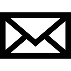 Simple vector icon mail envelope